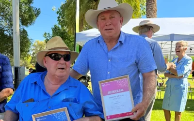 Unique tribute to pioneers by Bruce awarded with Disability Advocate award